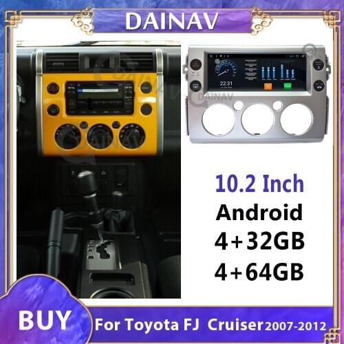10.1 Inch Vertical Screen Car GPS Navigation For Toyota FJ Cruiser 2007 2008 2009 2010 2011 2012 Car Auto Radio Stereo