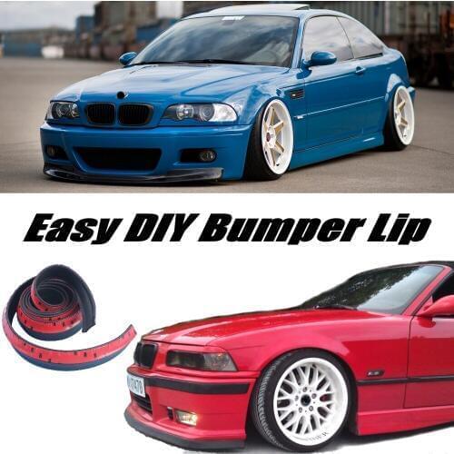 For BMW 3 M3 E30 E36 E46 E90 E91 E92 E93 F30 F31 F34 Bumper Lip Spoiler Deflector For Car Tuning / Front Skirt Body Kit Strip