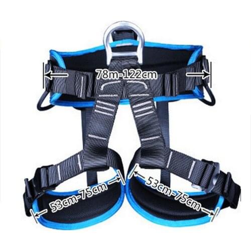 Camping Safety Belt Rock Climbing Outdoor Expand Training Half Body Harness Protective Supplies Survival Equipment