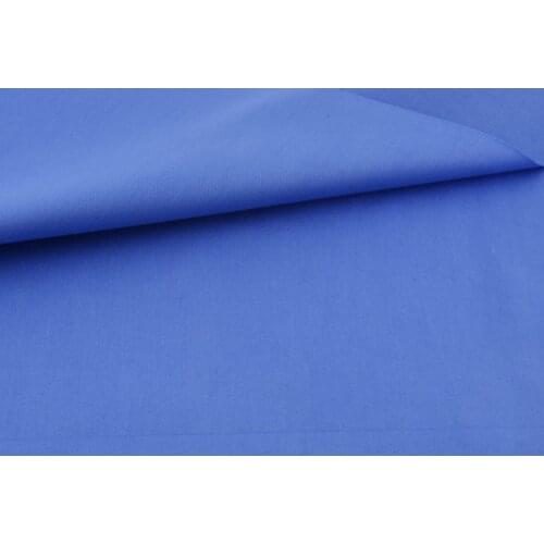 Home Textile Qulting Bed Sheet Patchwork 100% Cotton Fabric Fat Quarter Classic Solid Blue Color Twill Fabric Tela Tecido