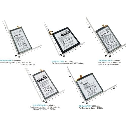 EB-BG973ABU EB-BG977ABU EB-BG970ABU EB-BG975ABU EB-BA907ABY Battery For Samsung Galaxy S10 5G G9730 S10E S10Plus S10+ S10Lite