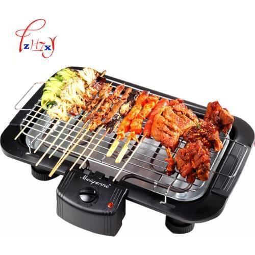 JBQ-01A household Electric Heating Smokeless Barbecue Grill Indoor Carbon free electric Furnace BBQ machine 2000W 1pc