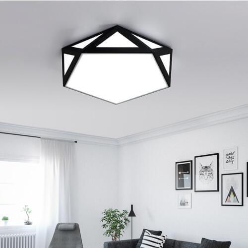 Geometry Creative LED Ceiling Lamp Surface Mounted Modern Led Ceiling Lights For Bedroom Light Fixture Indoor Lighting XU