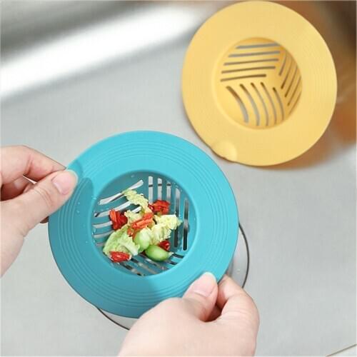 Kitchen Sink Stopper Bathroom Hair Catcher Flexible Shower Anti Blocking Filter Floor Drain Cover