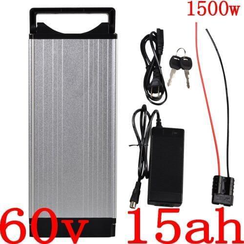 60V 1000W 1500W Ebike Battery 60V 15AH Lithium ion battery 60V 10Ah 12Ah 13Ah 15Ah 18Ah electric bicycle battery with 2A charger