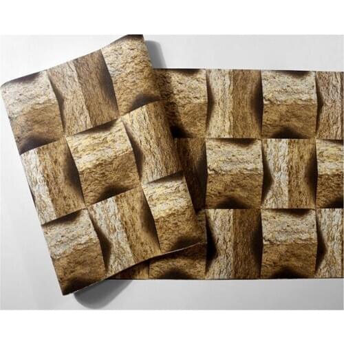 Beibehang Imitation marble wallpaper 3d stone pattern retro nostalgic personality bar industrial wind background wallpaper