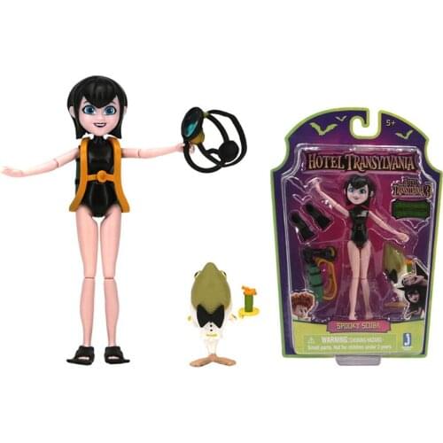 Hotel Transylvania 3: Summer Vacation Bat Mavis Action Figure Toys Mavis Spooky Scuba Series Anime Figures Gifts for Kids Girls