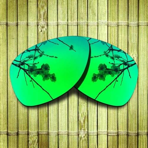 Polarized Replacement Lense For-Oakley Dispatch 2 Sunglasses Frame True Color Mirrored Coating - Green Available
