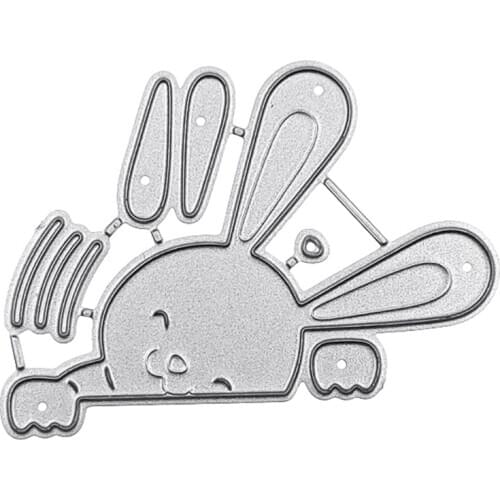 Lovely Easter Bunny Metal Cutting Dies Stencil Scrapbooking DIY Album Stamp Card 95AA