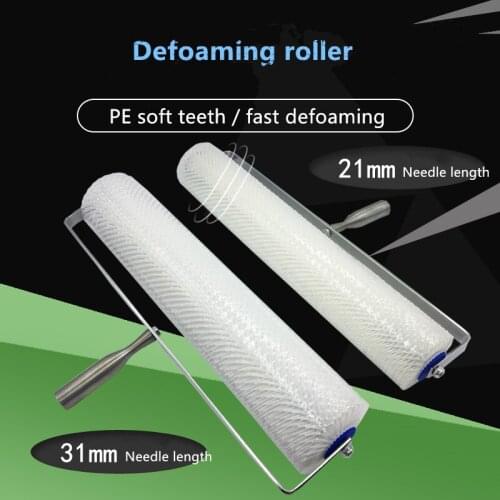 Self-leveling cement construction tool defoaming roller PVC plastic floor epoxy laying deflated roller free shipping