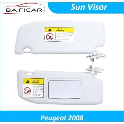 Baificar Brand New Genuine Car Sun Visor With Mirror Driving Shade Visors Left Right For Peugeot 2008