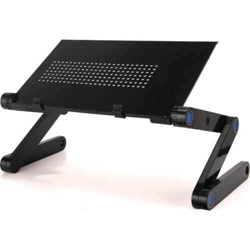Laptop Table Portable Computer Table Foldable PC Desk Adjustable Ergonomics Laptop Pad Notebook Stand Folding Computer Desk