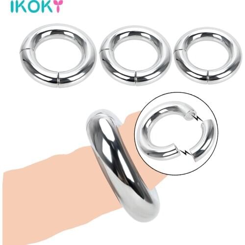 Strapon Penis Ring Cock Scrotum Chastity Cage Sex Toys for Men Male Masturbator Delay Ejaculation Magnetic Erotic Machine Shop