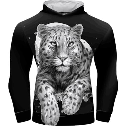 Cody Lundin Mens Compression 3d Print Hoodie Hip Hop Animal Hooded Anime Lion Men JIU JITSU Colorful