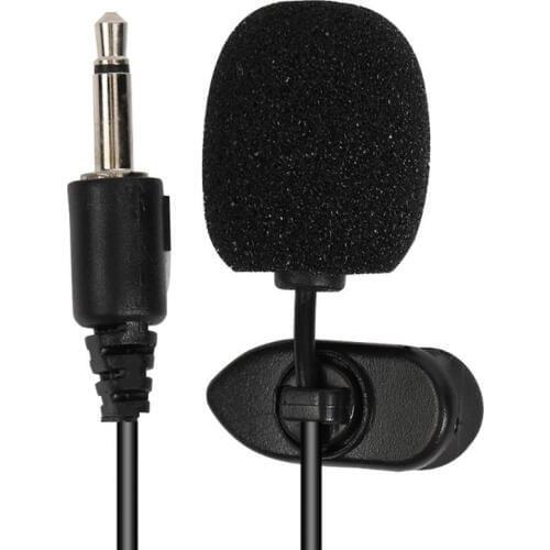 VODOOL 3.5mm Stereo Jack Mini Car Microphone External Mic For PC Car DVD GPS Player Radio Audio Microphone Car Accessories
