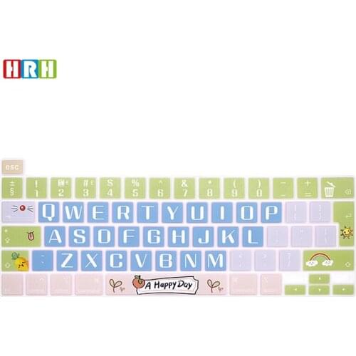 HRH Painted design Silicone Keyboard Skin Cover Protector For MacBook Pro 16 A2141 M1 Chip A2338/A2251/A2289 2020+ EU Version