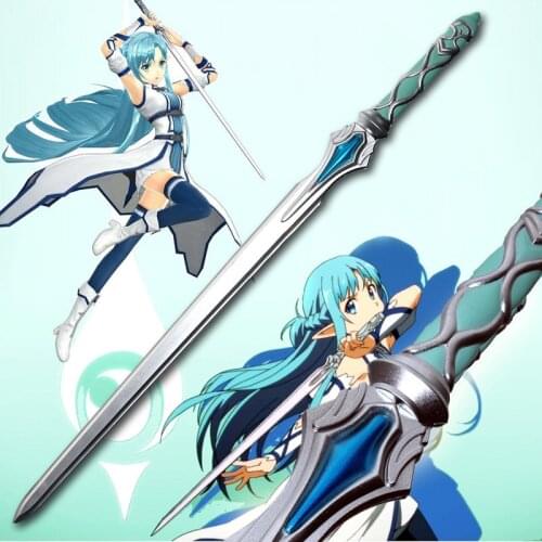 106cm Sword Art Online Asuna World sword Weapon Cosplay G4 SAO Sword 1:1 Anime Ninja Knife PU Weapon Prop