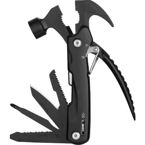13IN1 Multi-function Claw Hammer Portable Safe Manual Tool Emergency Survival Equipment Practical Mini Camping Accessories -40