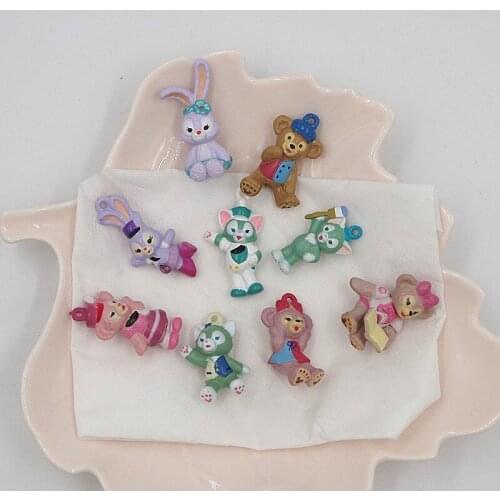 18piece 3cm Duffy ShellieMay StellaLou cat very small collection figures toys duffy bear figure DIY toys