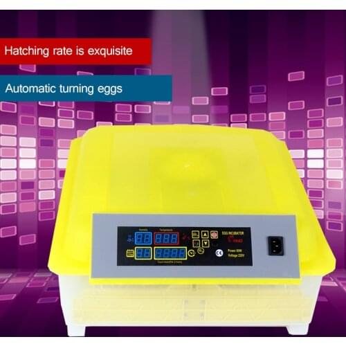 48 Small Household Egg Incubators Brooder Birds Quail Chick Hatchery Incubator Poultry Hatcher Turner Automatic Farm Incubation