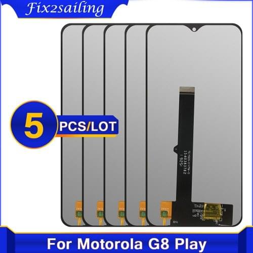 5PCS AAA+ LCD Screen For Motorola Moto G8 Play XT2015 XT2015-2 LCD Display Touch Screen Digitizer Glass Assembly For Moto G8Play