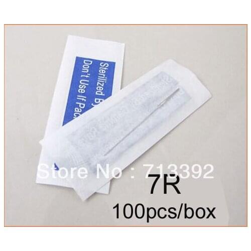 7R-Makeup Eyebrow Permanent Makeup Needles Tattoo Needle Free Sh ipping