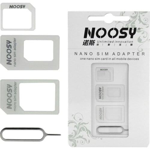 TianJie 4 In 1 NANO SIM Adapter With Card Pin