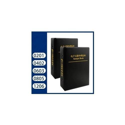 SMD resistor this capacitor this 0201 0402 0603 0805 1206 resistance package inductance package sample book