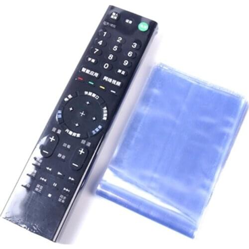 10Pcs/set Clear Film TV Remote Control Case Cover Air Condition Remote Control Protective Anti-dust Bag 6/8*25cm