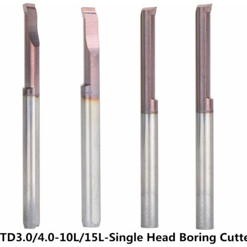 D3.0-D4.0Small hole Single boring cutter bar alloy boring cutter handle 3-4mm path inner hole boring cutter Whole length 35-38mm