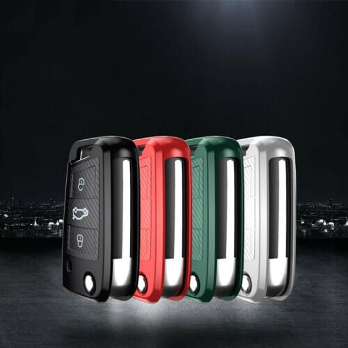 For Volkswagen VW Golf 7 3 4 5 6 6r mk7 Skoda Octavia A7 polo mk4 9n passat b5 b6 b7 b8 bora Tiguan TPU Car Key Case Cover Shell