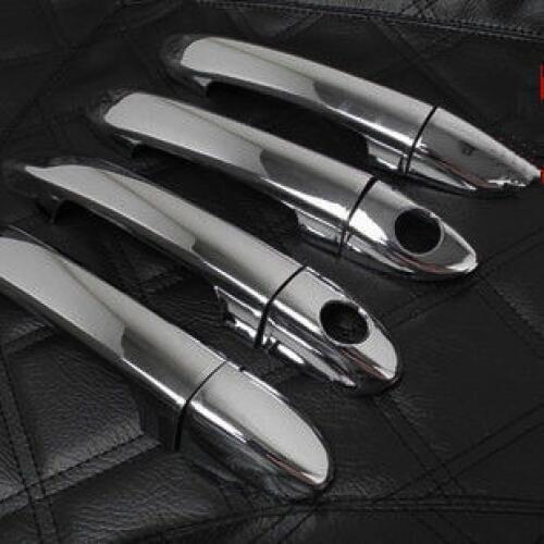 FUNDUOO For KIA Cerato Spectra 2004 2005 2006 2007 2008 2009 New Chrome Car Door Handle Cover Trim Sticker