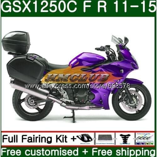 GSXF1250 For SUZUKI Bandit GSX1250F GSX1250 C 11 12 13 14 15 20CL.19 Gloss purple 1250 GSX1250C 2011 2012 2013 2014 2015 Fairing