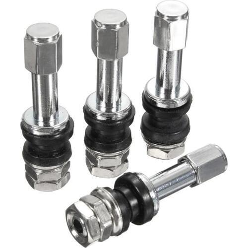 New Universal 4Pcs Tr48E Tubeless Tire Valve Tpms For All Motorcycles Scooter Moped Bicycle Rims Accessories