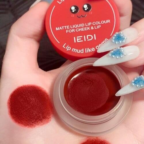 Girls Canned Lip Mud Mousse Matte Lip Glaze Lipstick New US Moisturing Lips Care Long Lasting Makeup Cosmetics TSLM1