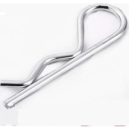 M1.2-M4 DIN11024 JIS B1360SPA Anti-Rust Hair Pin Hitch Retaining R Clip Lynch Cotter Spring Split Cotter Pins Fastener Pin
