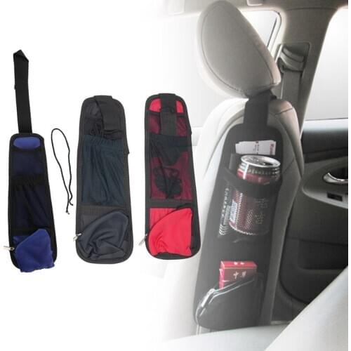 Multi-Functional Car Seat Side Storage Bag Hanging Organizer Mesh Pocket Auto Interior Sundries Holder Stowing Tidying Parts