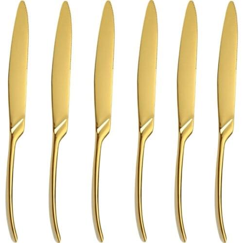 Dinner Knives Heavy-Duty Stainless Steel Steak Knife Set Of 6/12 pcs For Hotel Restaurant Kitchen Great For Weddings Dinners Par
