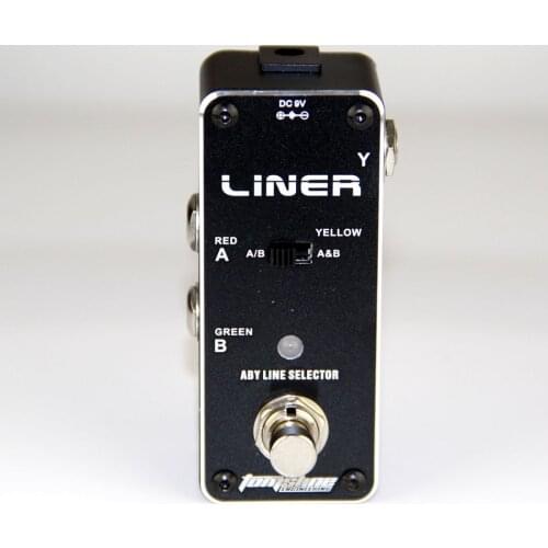 NEW Effect Pedal Premium Effect Pedal AROMA ALR-3 LINER ABY signal switch pedal Mini Analogue Effect True