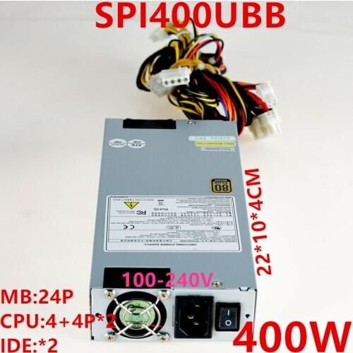 New Original PSU For FSP Standard 1U 400W Power Supply SPI400UBB