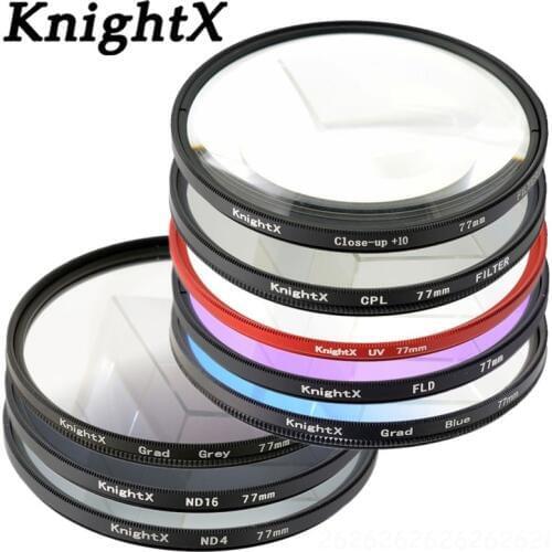 KnightX CPL UV STAR ND filter 49MM 52MM 55MM 58MM 62MM 67MM 72MM 77MM infrared dish LENS Kit camera for Nikon Canon Polarizing