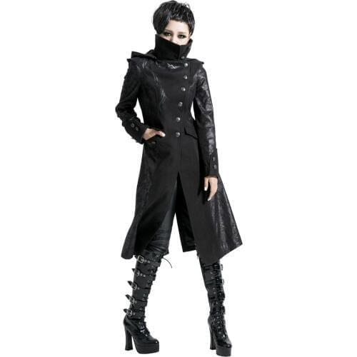 Женские куртки с капюшоном PUNK RAVE China At AliExpress