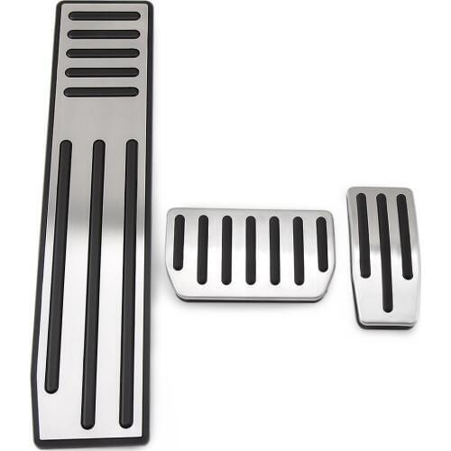 Car styling Sport Fuel Brake Dead Pedal Cover Set For Tesla Model S Model X Car Accessories