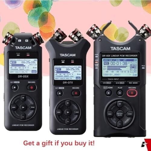 TASCAM recorder DR05X DR40X DR44WL DR60D DR70D DR100MKIII