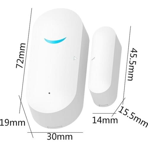 WiFi App Notification Alert security alarm Tuya Smart WiFi Door Sensor Door Open / Closed Detectors support Alexa Google Home