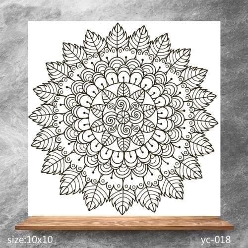 ZhuoAng Blooming leaves Clear Stamps/Silicone Transparent Seals for DIY scrapbooking photo album Clear Stamps