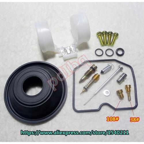 1 set $ 12.5) KPS ZZR250 ZZR-250/EX250-E/F/G/H GPX-250R/ZX-250 carburetor repair kit Configure vacuum diaphragm and float