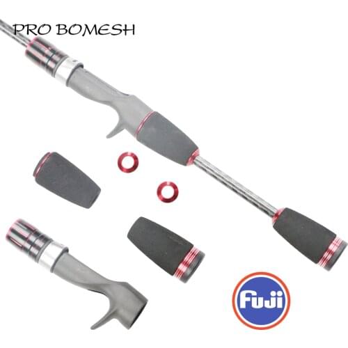 Pro Bomesh 1Set Fuji ECS Reel Seat EVA Casting Handle Kit DIY Fishing Rod Building Component Accessory