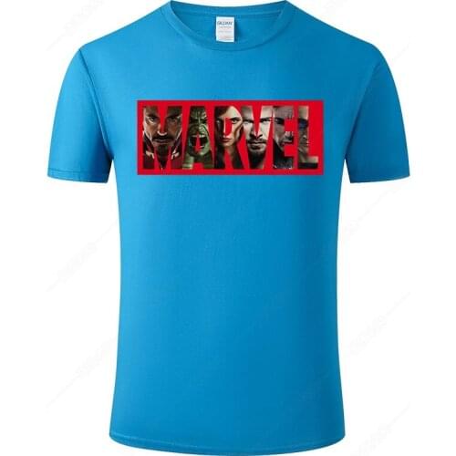 2021 Summer Cotton Print Marvel T Shirt Men Women Fashion Short Sleeve T-shirt For Men Casual Tops Cool Tee Brand Clothing J98