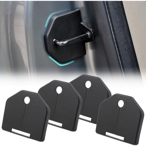 4Pcs/set Car Door Lock Decoration Cover Car Covers Door Stopper Protection Cover For Ford Focus 2 MK2 2005-2014